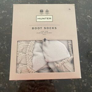 Hunter boot socks. Brand new, still in box.